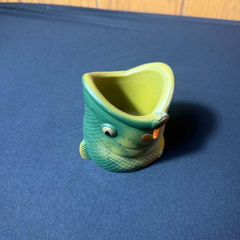 Double Walled BASS Fish Head Beer Pop Can Cooler Holder